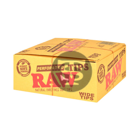 RAW Hеmp & Cotton Wide Perforated Filter Tips Pack of 50 2