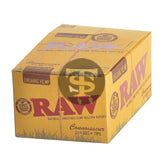 RAW Organic Connoisseur Papers With Tips 1 1/4 Pack of 24 3