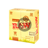 RAW Organic King Size Slim Pack of 50 1