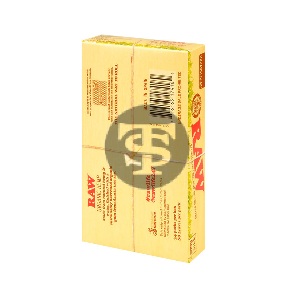 RAW Organic Papers 1 1/4 Pack fo 24 2