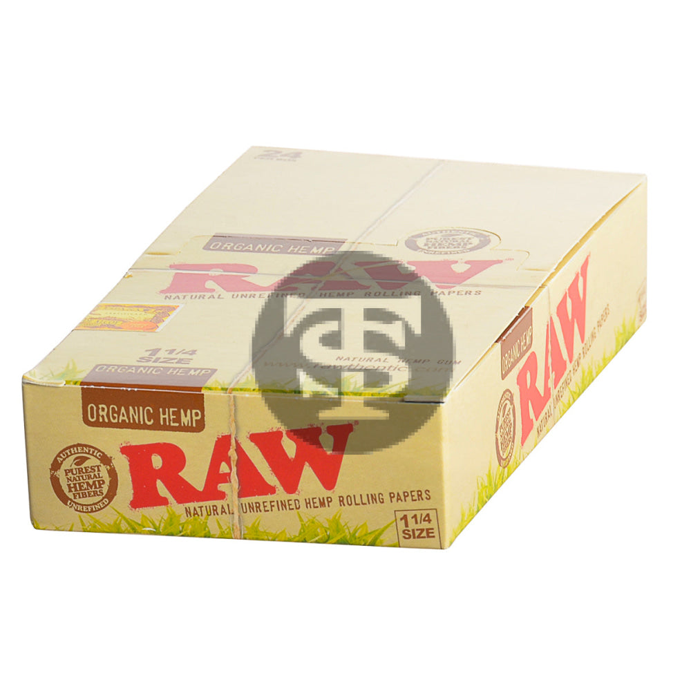 RAW Organic Papers 1 1/4 Pack of 24 – Tobacco Stock