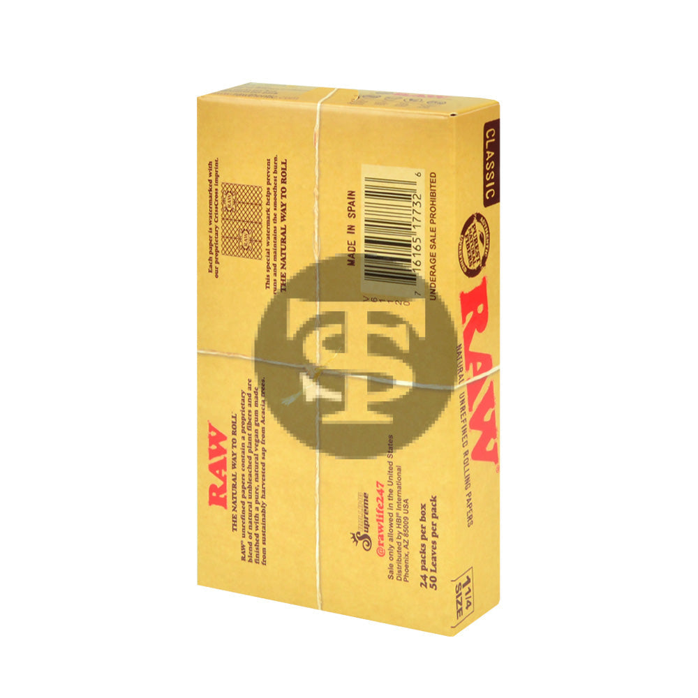 RAW Papers Classic 1 1/4 Pack of 24 2