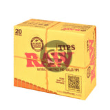 RAW Unrefined Pre Rolled Filter Tips Pack of 20 1