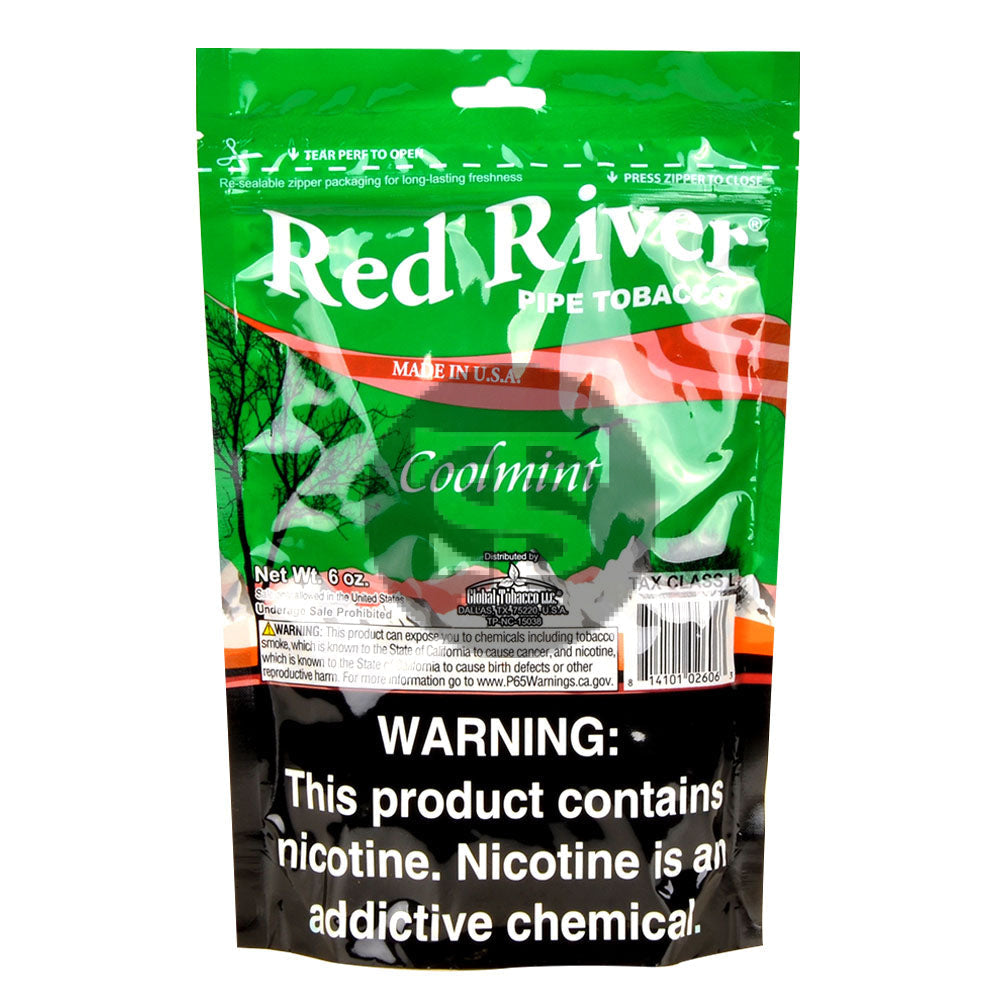 Red River Cool Mint Pipe Tobacco 6 oz. Bag