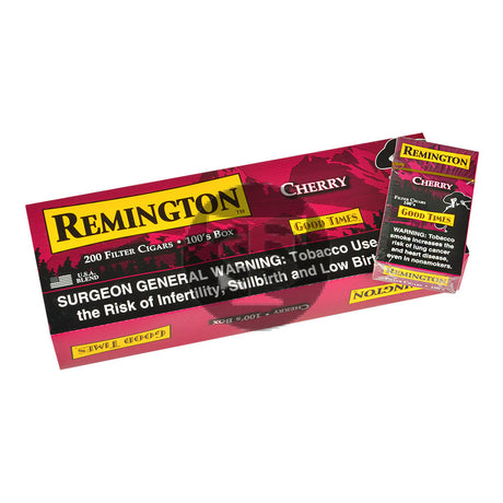 Remington Cherry Filtered Cigars 10 Packs of 20