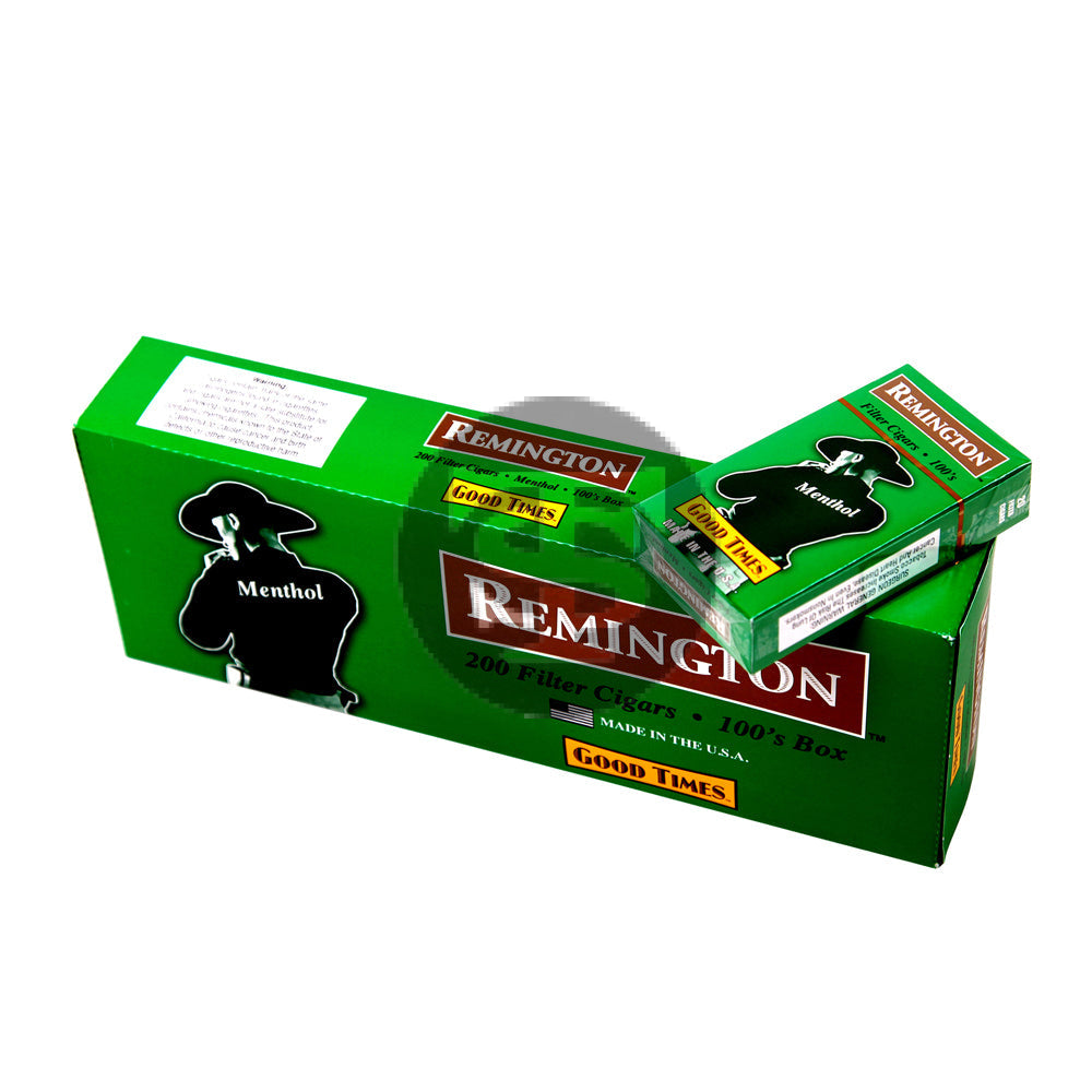 Remington Menthol Filtered Cigars 10 Packs of 20 1