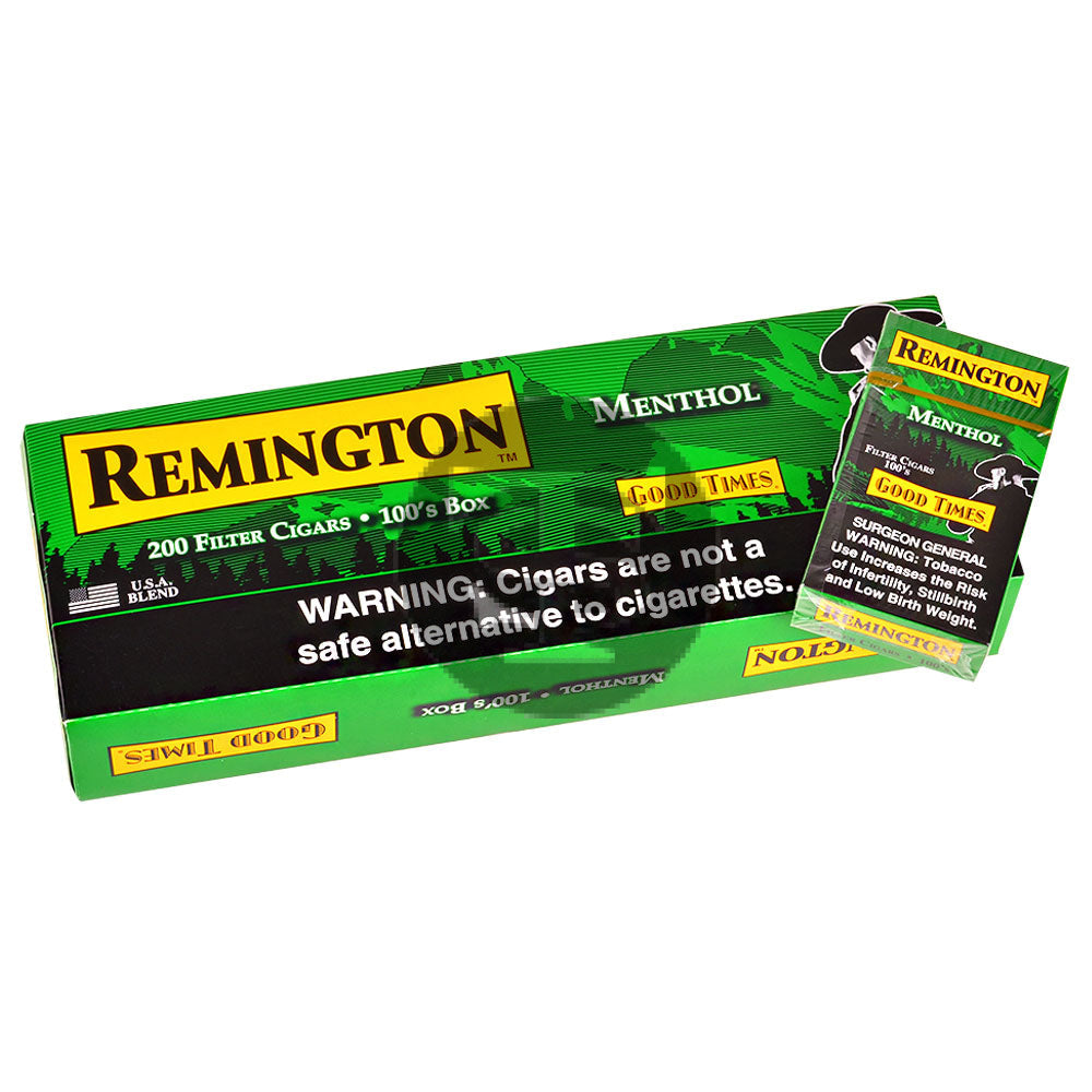 Remington Menthol Filtered Cigars 10 Packs of 20