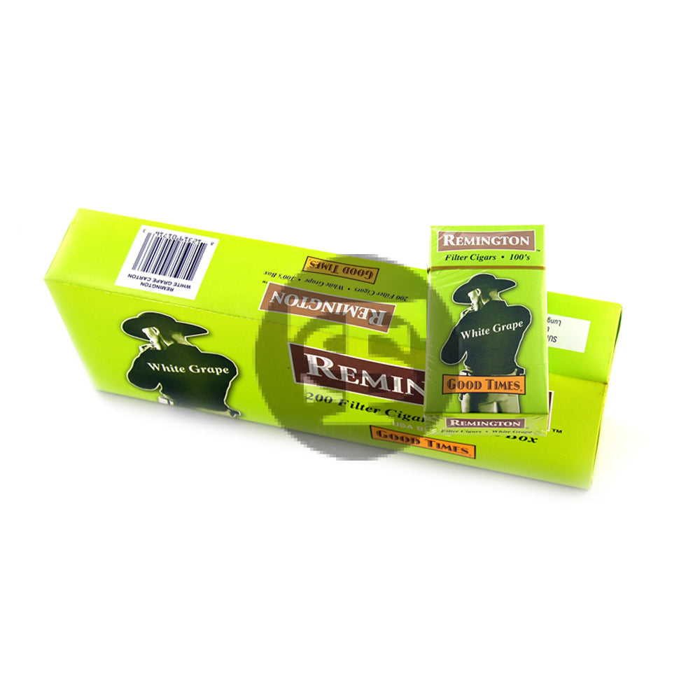 Remington White Grape Filtered Cigars 10 Packs of 20 1