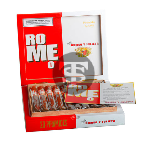 ROMEO by Romeo y Julieta Piramides Cigars Box of 20 1