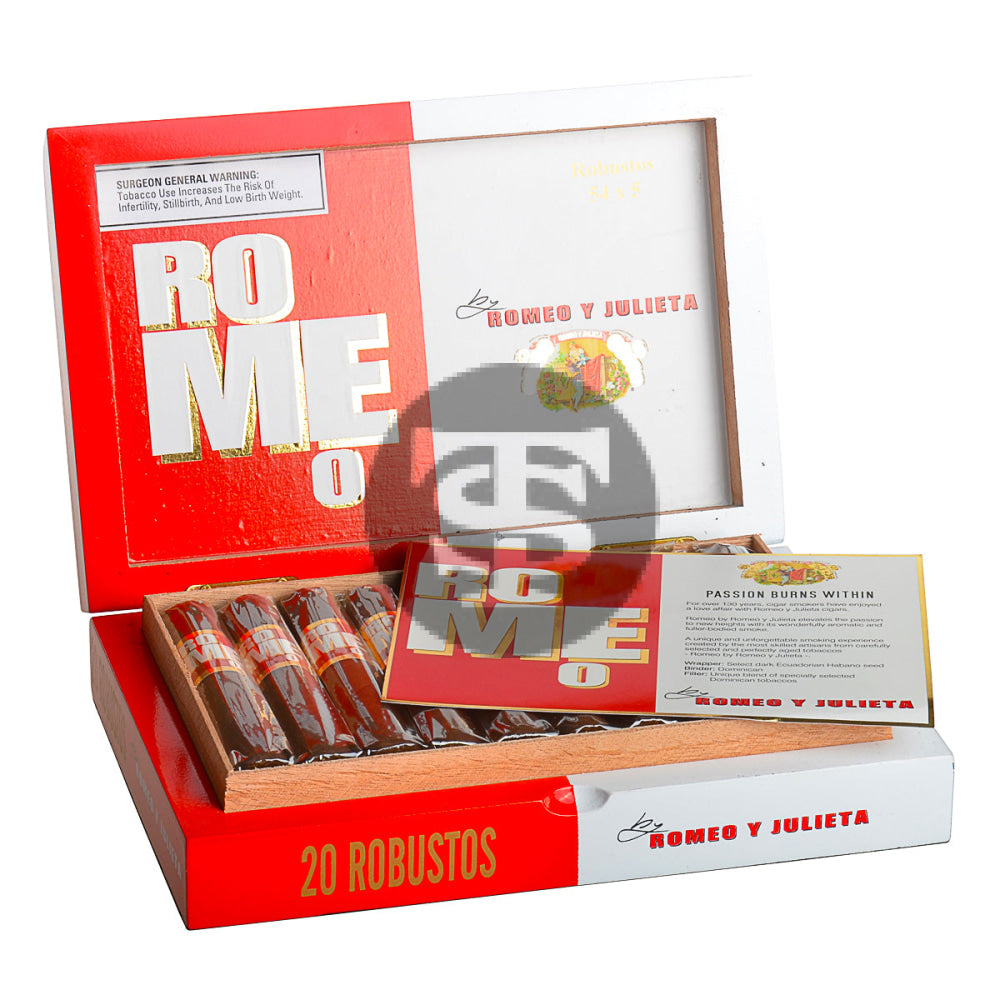 ROMEO by Romeo y Julieta Robusto Natural Cigars Box of 20 1
