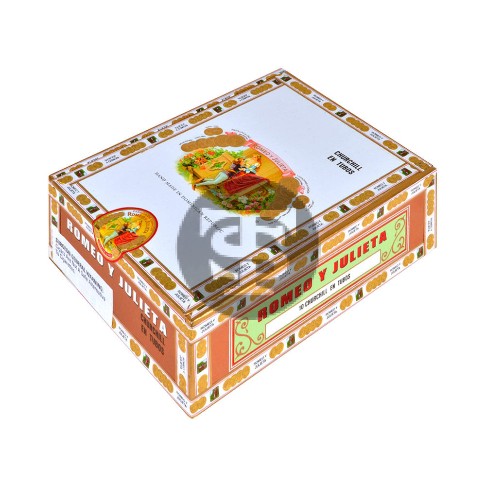 Romeo Y Julieta 1875 Churchill en Tubos Cigars Box of 10 1