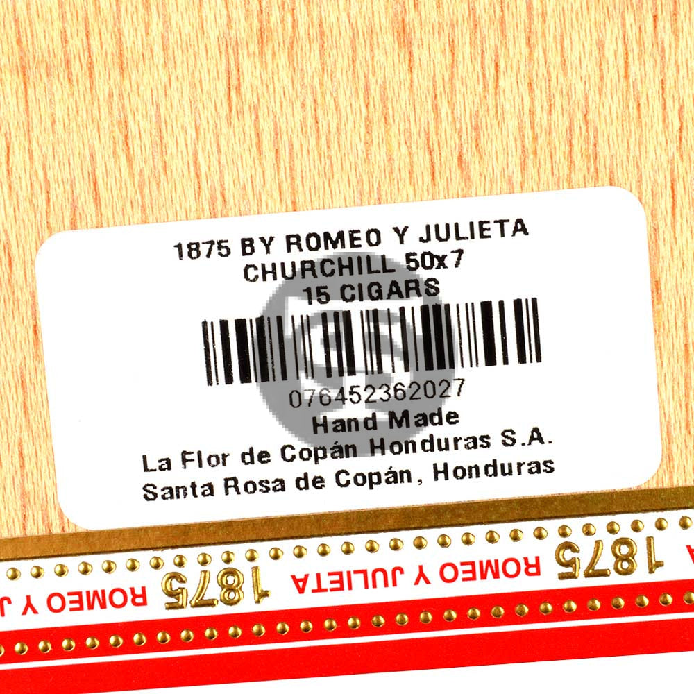 Romeo Y Julieta 1875 Cigarros Churchill box of 15