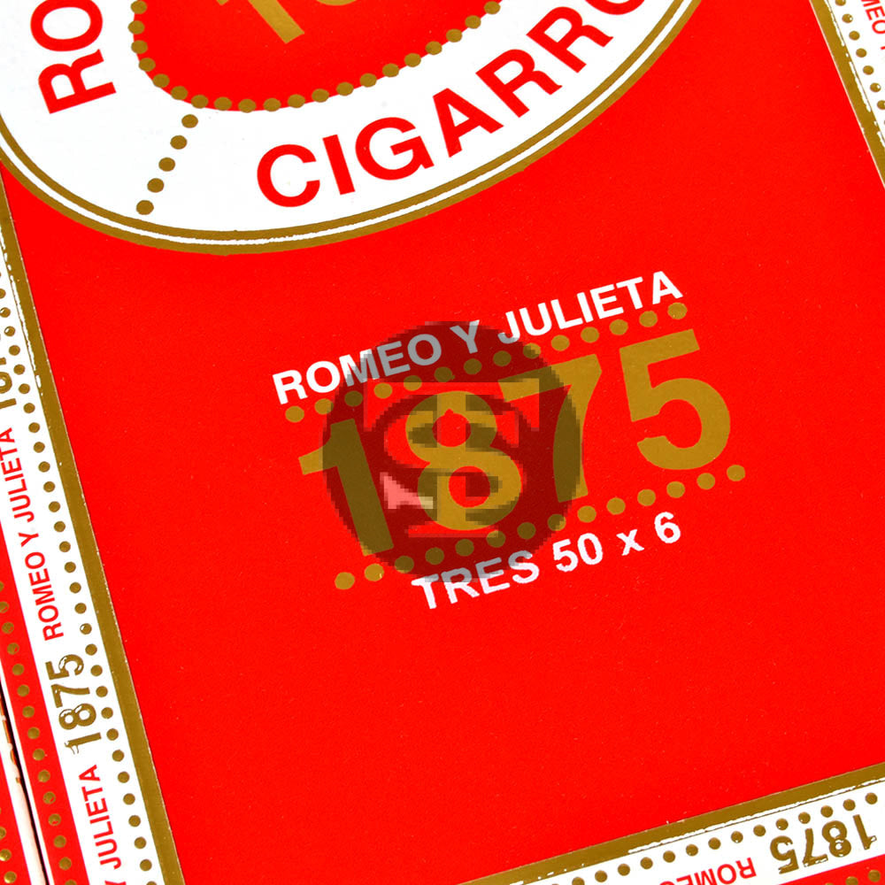 Romeo Y Julieta 1875 Cigarros Tres box of 15