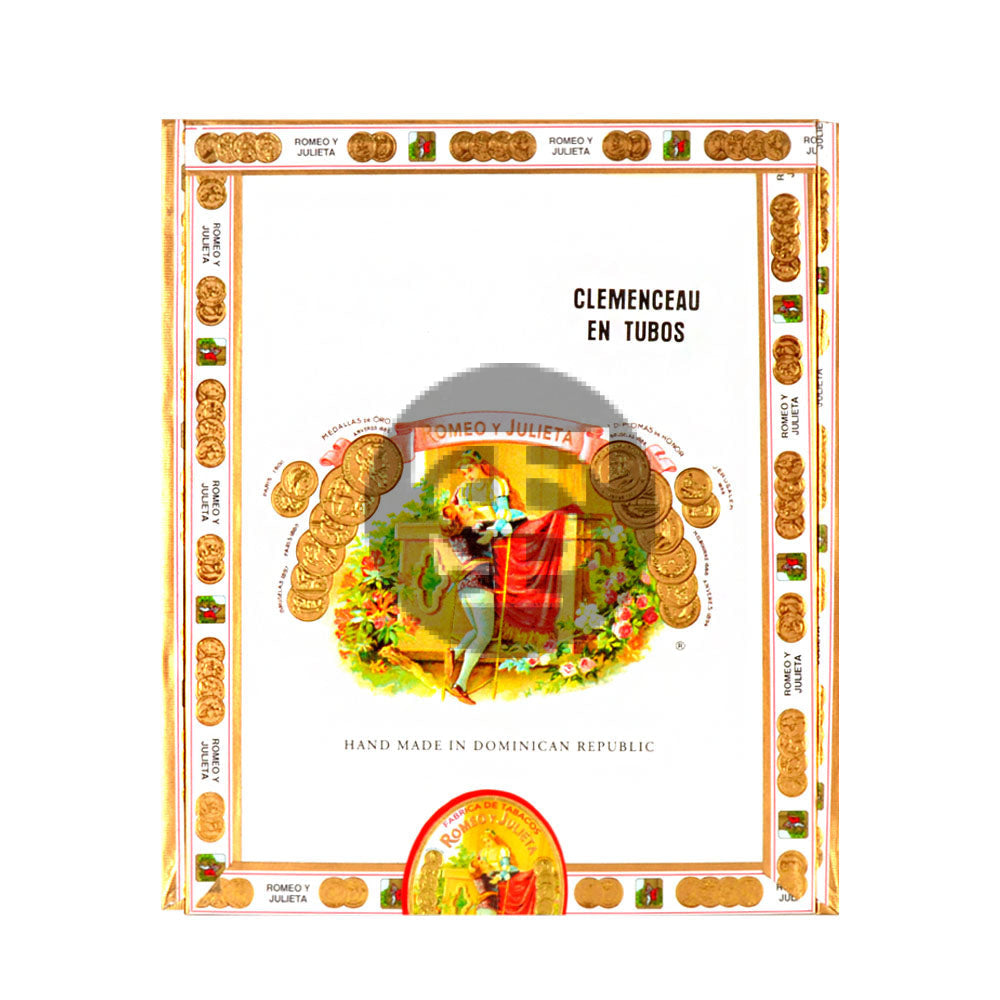 Romeo Y Julieta 1875 Clemenceau en Tubos Cigars Box of 10