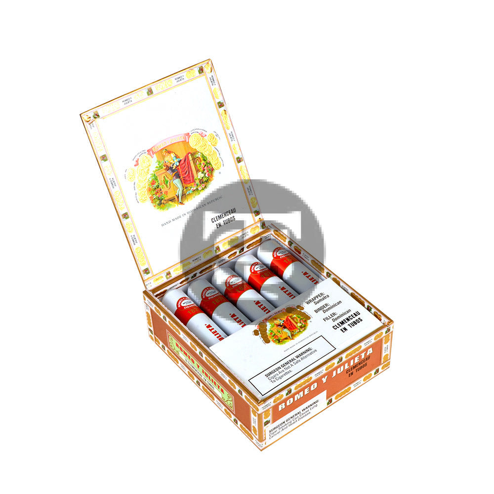 Romeo Y Julieta 1875 Clemenceau en Tubos Cigars Box of 10