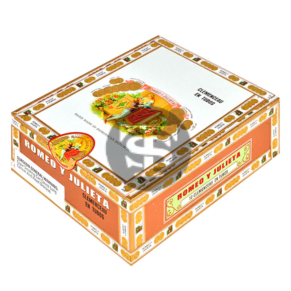 Romeo Y Julieta 1875 Clemenceau en Tubos Cigars Box of 10 1