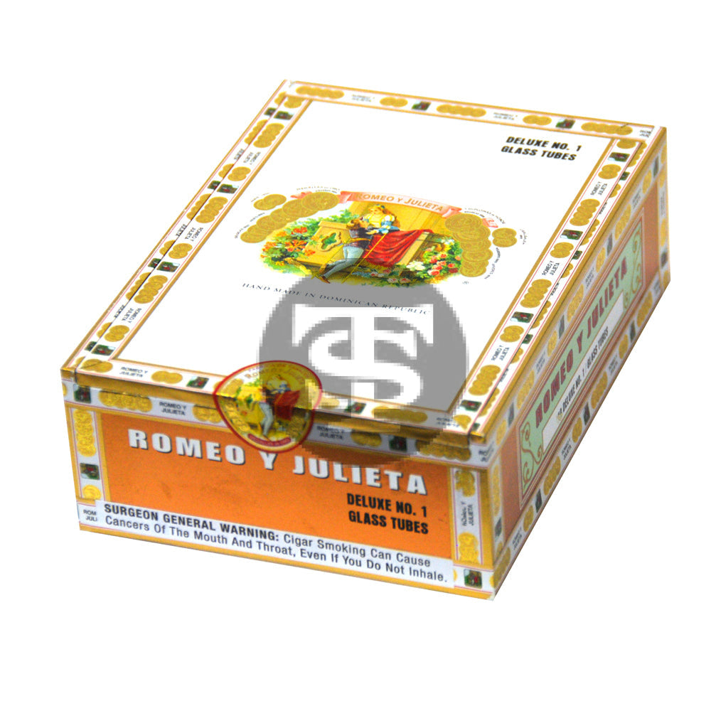Romeo Y Julieta 1875 Deluxe 1 Glass Tubes Cigars Box of 10 1