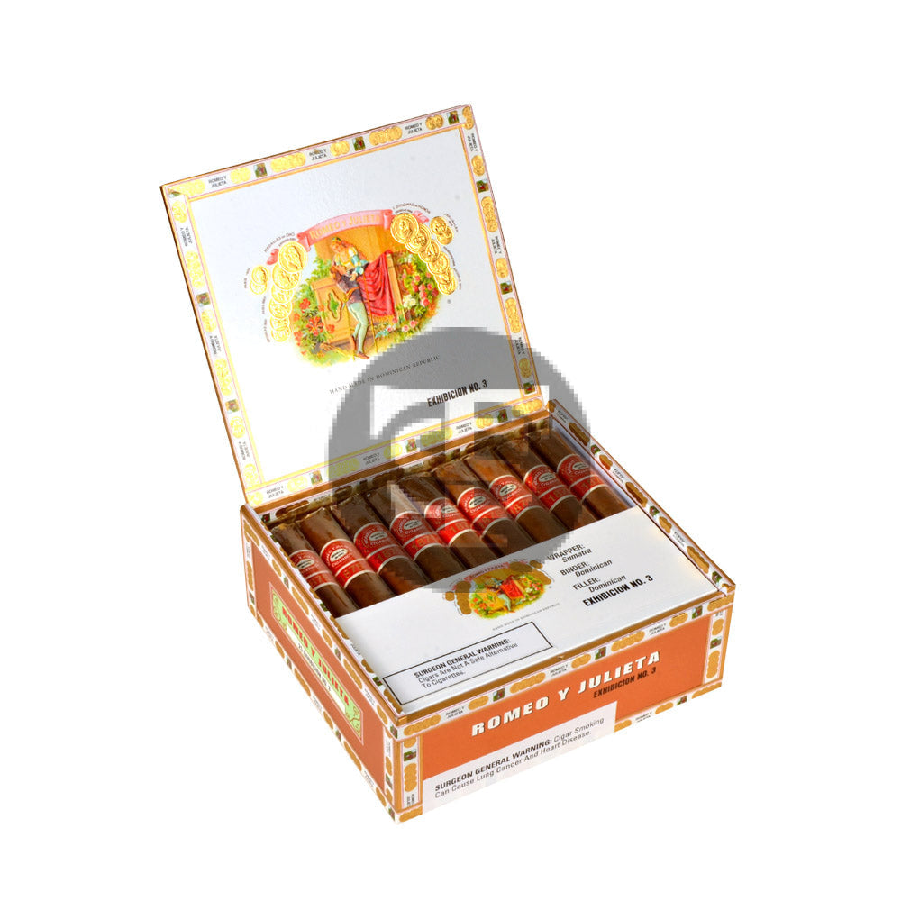 Romeo Y Julieta 1875 Exhibicion 3 Cigars Box of 25 – Tobacco Stock
