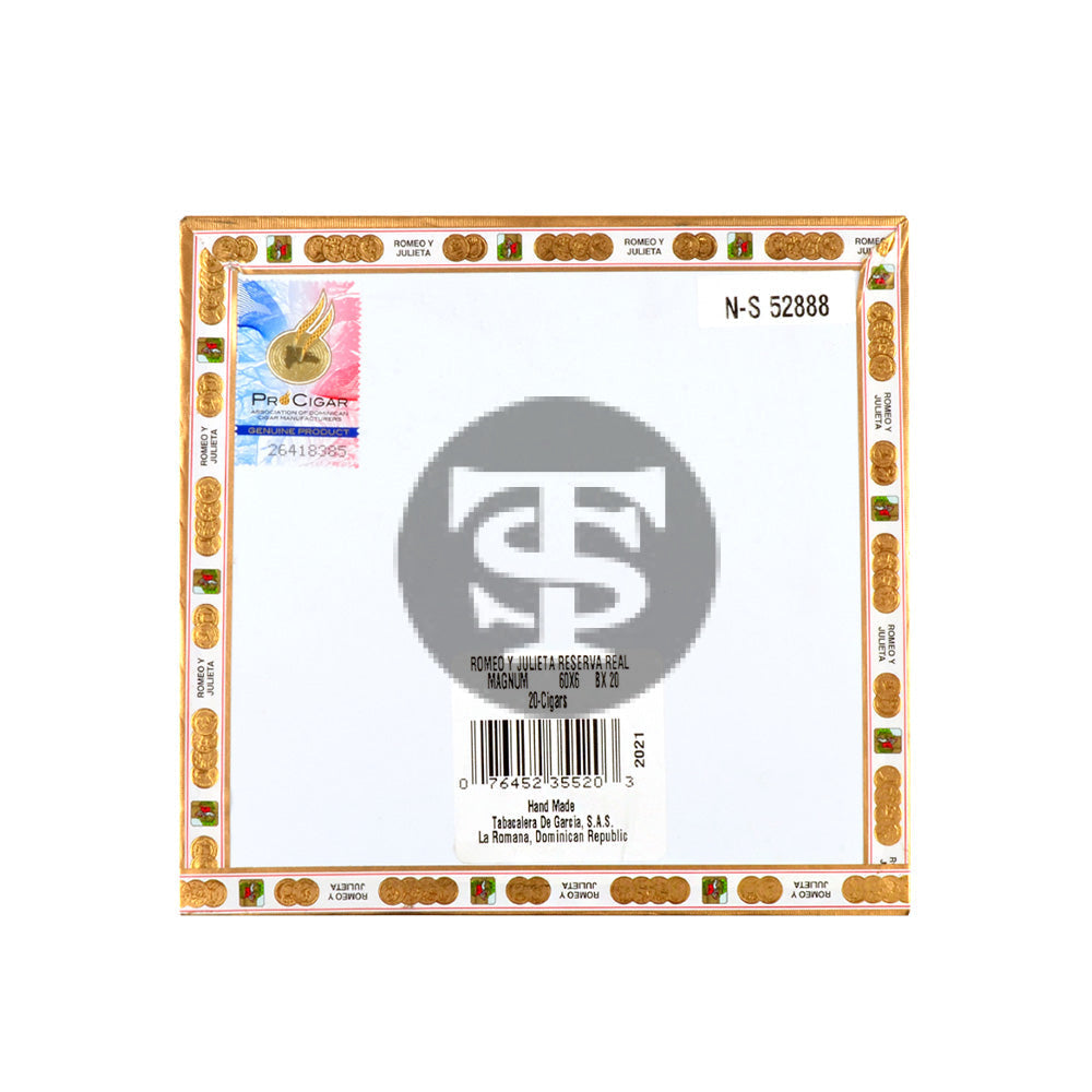Romeo Y Julieta Reserva Real Magnum Cigars Box of 20 4