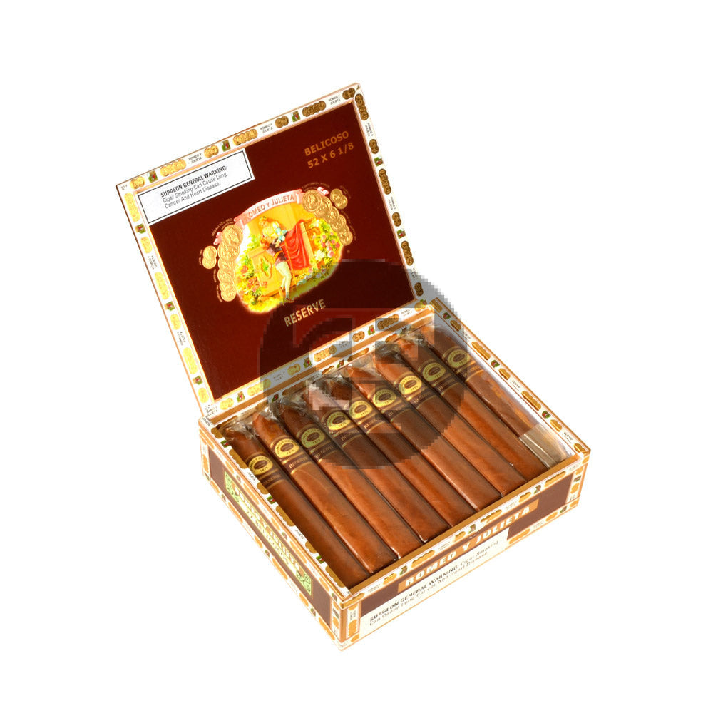 Romeo Y Julieta Reserve Habano Belicosos Cigars Box of 27 4