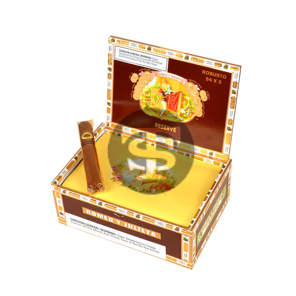 Romeo Y Julieta Reserve Habano Robustos Cigars Box of 27 6