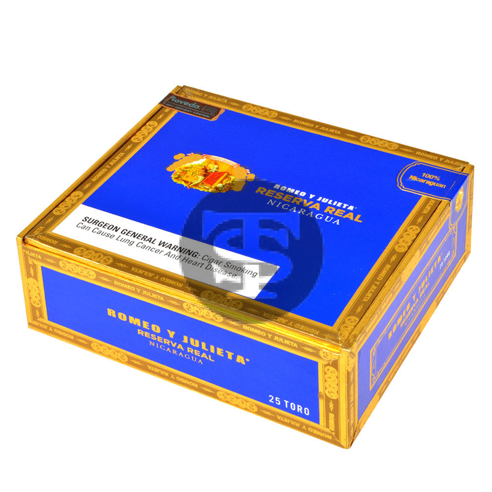 Romeo Y Julieta Reserve Real Toro Nicaragua 25 count box