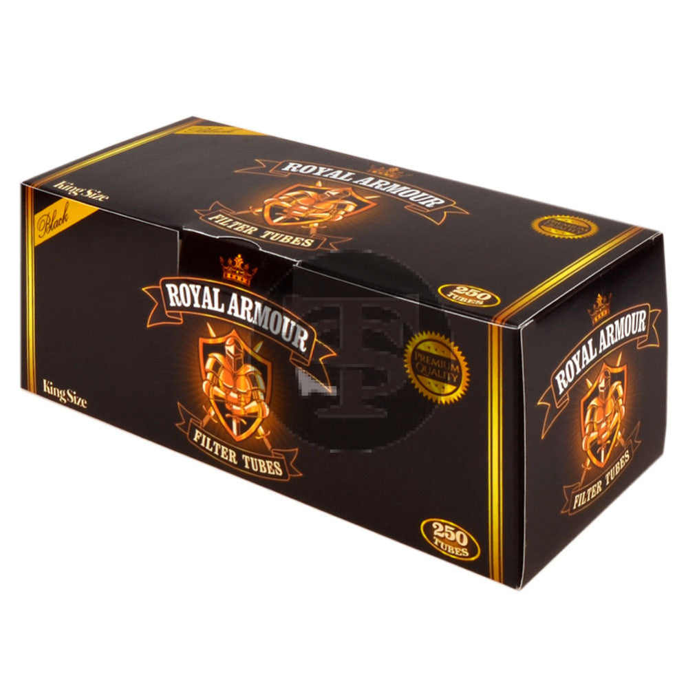 Royal Armour Filter Tubes King Size Black 1 Carton of 250