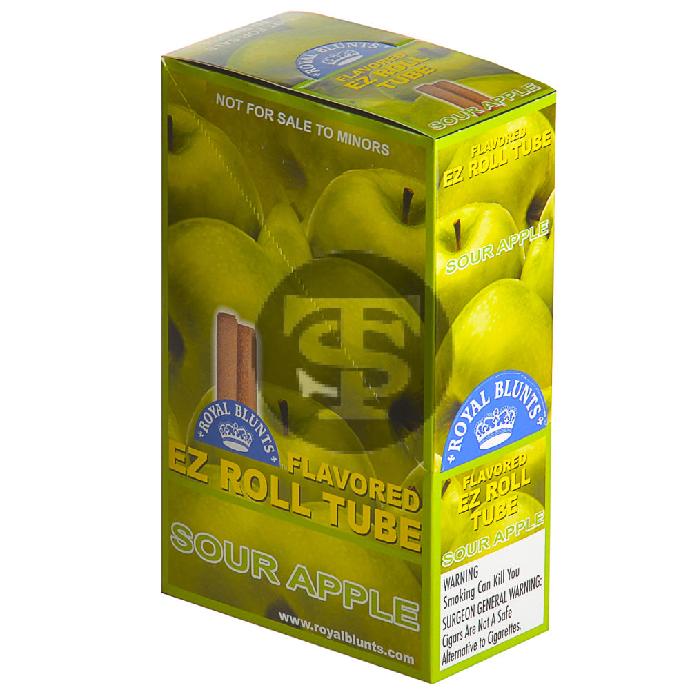 Royal Blunts EZ Roll Sour Apple Wraps 25 Pouches 1