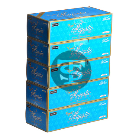 Royal Majestic Filter Tubes 100 mm Blue (Light) 5 Cartons of 200 1