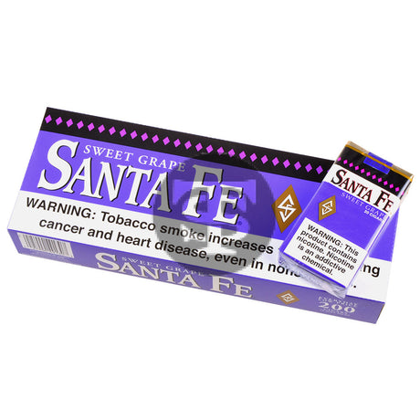 Santa Fe Grape Filtered Cigars 10 Packs of 20