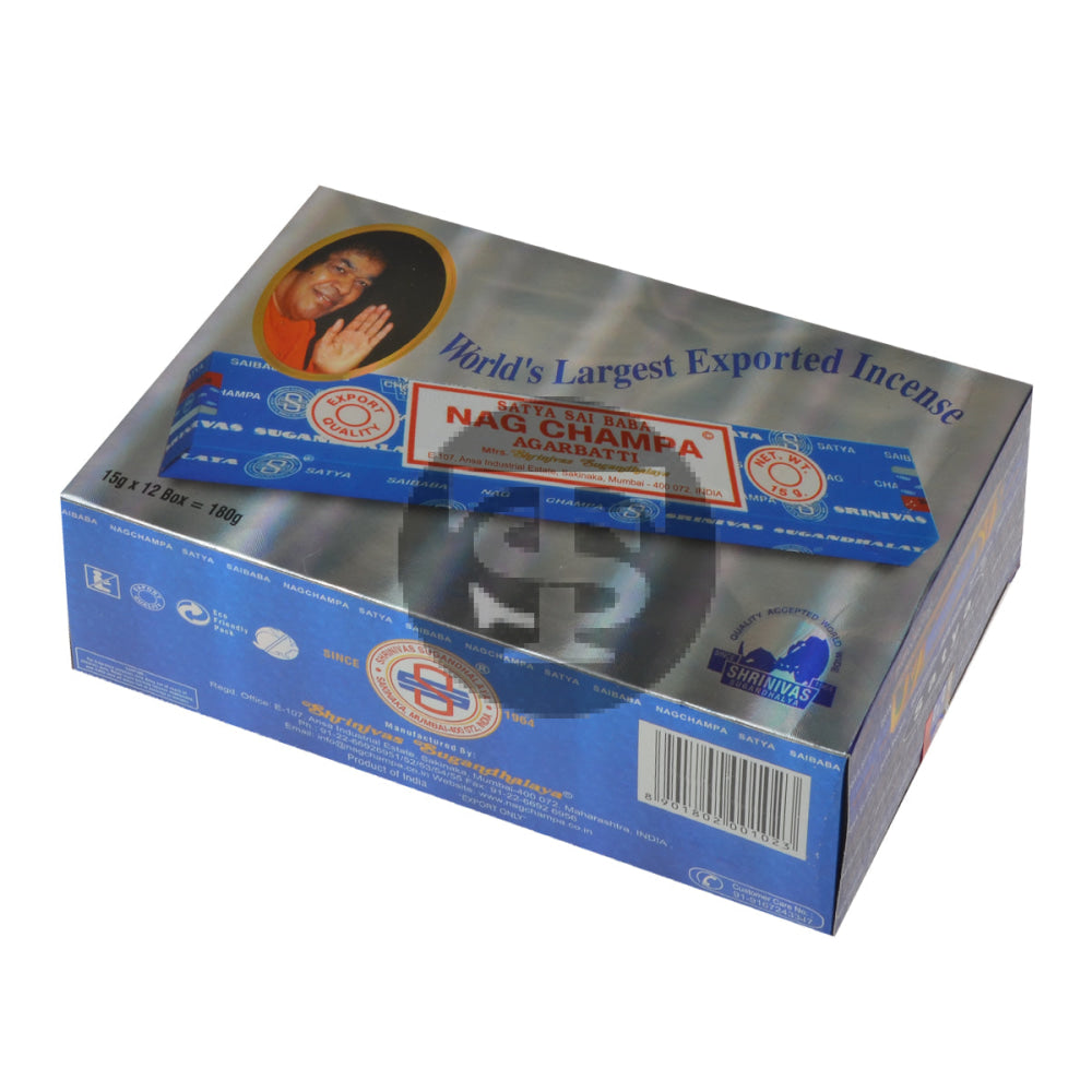 Satya Nag Champa Incense Pack of 12 1