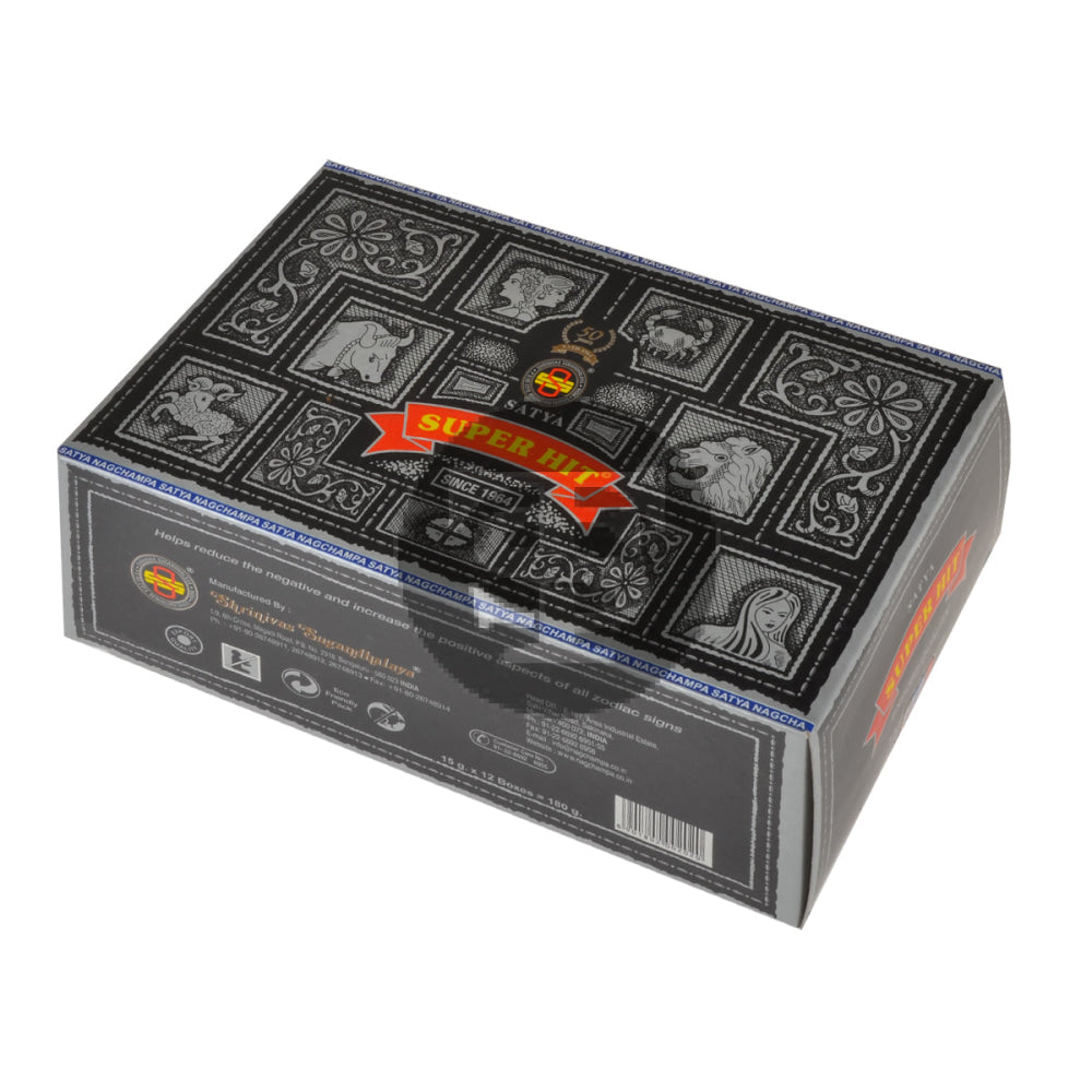 Satya Super Hit Incense Pack of 12 1