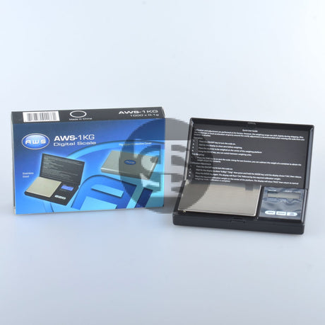 Scale AWS - 1KG 1000g X 0.1g Black AWS-1KG 1