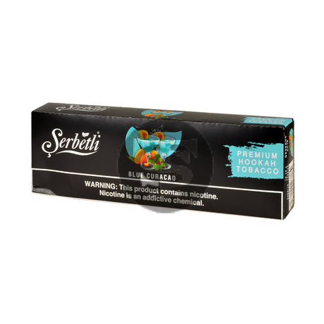 Serbetli Premium Hookah Tobacco 10 packs of 50g Blue Curacao 1