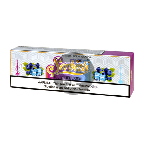 Serbetli Premium Hookah Tobacco 10 packs of 50g Ice Blueberry 2