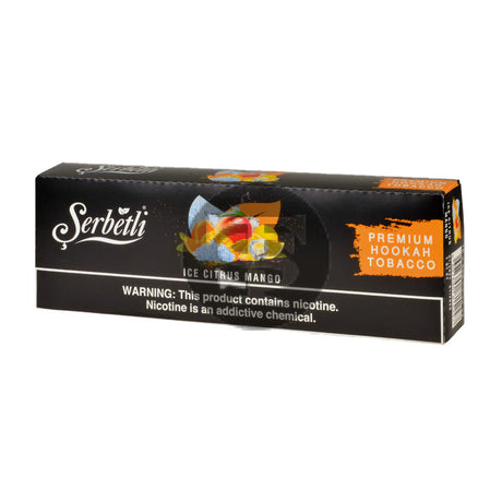 Serbetli Premium Hookah Tobacco 10 packs of 50g Ice Citrus Mango 1