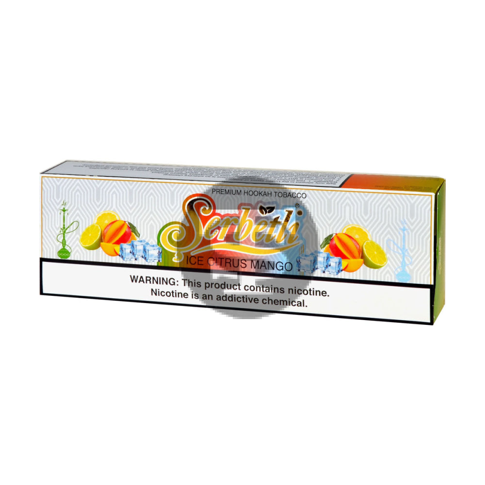 Serbetli Premium Hookah Tobacco 10 packs of 50g Ice Citrus Mango