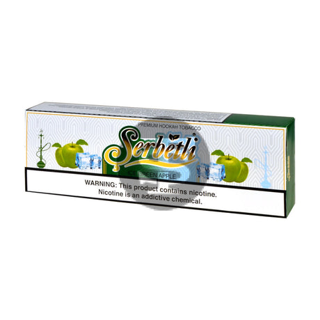 Serbetli Premium Hookah Tobacco 10 packs of 50g Ice Green Apple 2