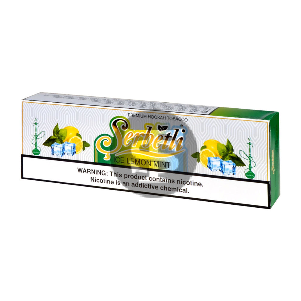 Serbetli Premium Hookah Tobacco 10 packs of 50g Ice Lemon Mint 2