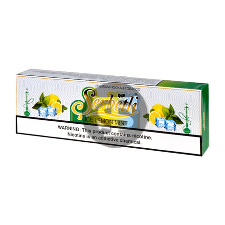 Serbetli Premium Hookah Tobacco 10 packs of 50g Ice Lemon Mint 2