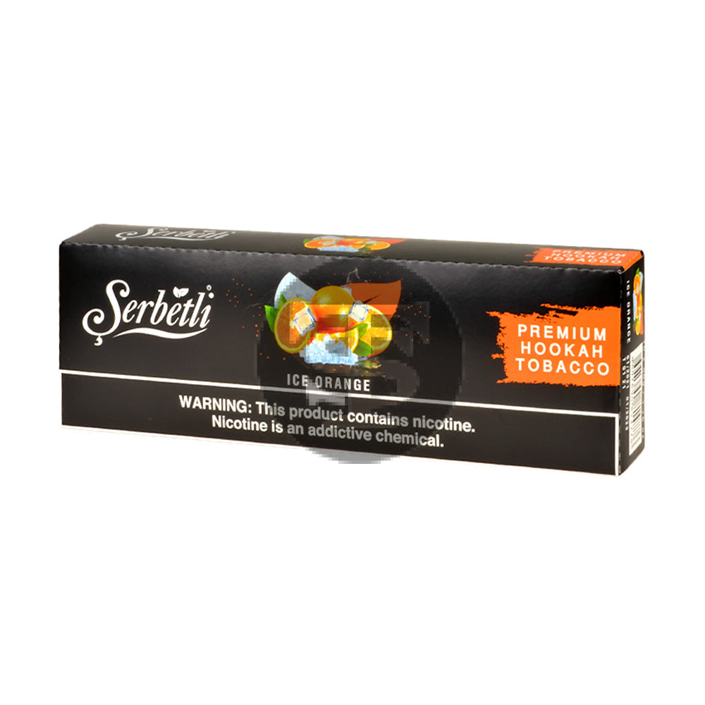 Serbetli Premium Hookah Tobacco 10 packs of 50g Ice Orange 1