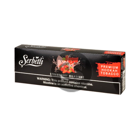 Serbetli Premium Hookah Tobacco 10 packs of 50g Strawberry Milkshake 1