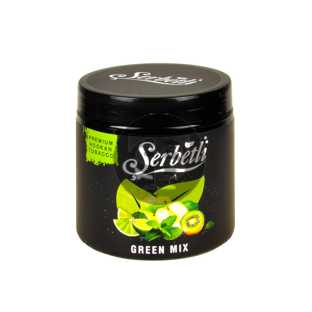 Serbetli Premium Hookah Tobacco 250g Green Mix 1