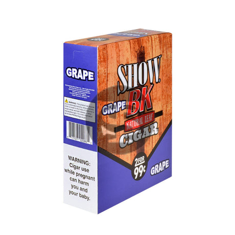 Show BK Cigarillos 2 For 99 Cent Pre Priced 15 Packs of 2 Cigars Grape 2