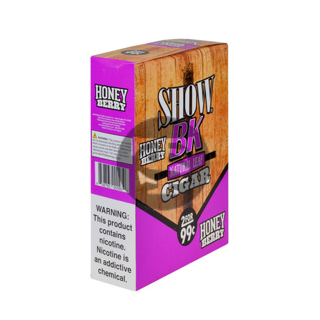 Show BK Cigarillos 2 For 99 Cent Pre Priced 15 Packs of 2 Cigars Honey Berry 2