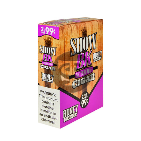 Show BK Cigarillos 2 For 99 Cent Pre Priced 15 Packs of 2 Cigars Honey Berry 1