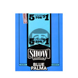 Show Cigarillos Blue Palma Pre Priced 15 Pouches of 5