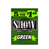 Show Cigarillos Green Sweet 15 Pouches of 5 Pre-Priced $1.49