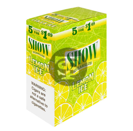 Show Cigarillos Lemon Ice 15 Pouches of 5 Pre-Priced $1.49