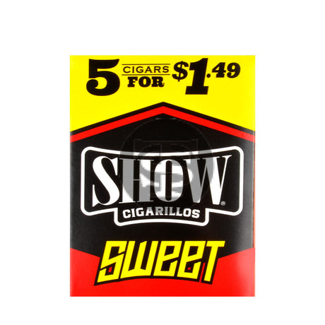 Show Cigarillos Sweet 15 Pouches of 5 Pre-Priced $1.49